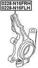 0228-N16FRH - STEERING KNUCKLE RIGHT