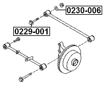 0229-001 - CAMBER ADJUSTING ECCENTRIC BOLT