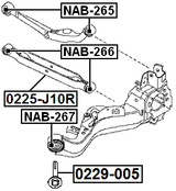 0229-005 - CAMBER ADJUSTING ECCENTRIC BOLT