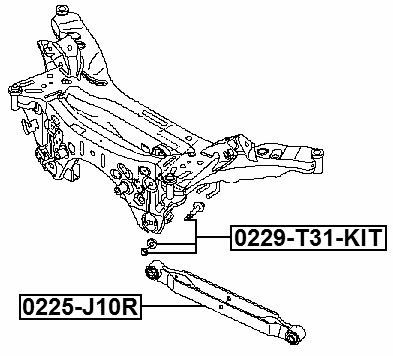 0229-T31-KIT - REPAIR KIT, CAMBER ADJUSTING ECCENTRIC BOLT