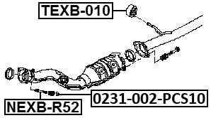 0231-002-PCS10 - NUT PCS 10