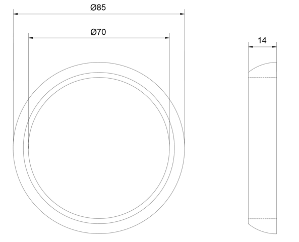 02491-001 - EXHAUST PIPE SEAL (CERAMIC COATING)