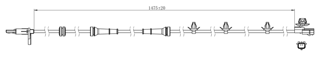 02606-004 - ABS SENSOR FRONT