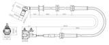 02606-009 - ABS SENSOR FRONT