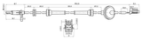 02606-012 - ABS SENSOR FRONT LEFT
