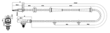 02606-015 - ABS SENSOR FRONT