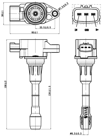 02640-008 - IGNITION COIL