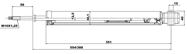 02656534R - REAR SHOCK ABSORBER