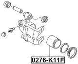0276-K11F - FRONT CALIPER PISTON D48