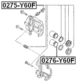 0276-Y60F - FRONT CALIPER PISTON D68