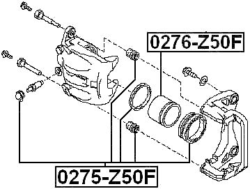 0276-Z50F - FRONT CALIPER PISTON D63.6