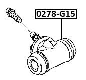 0278-G15 - REAR WHEEL BRAKE CYLINDER