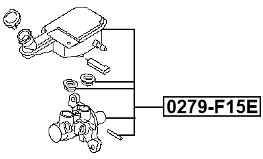 0279-F15E - BRAKE MASTER CYLINDER