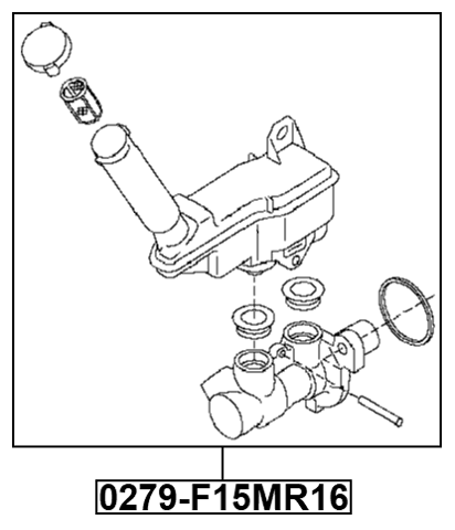 0279-F15MR16 - BRAKE MASTER CYLINDER