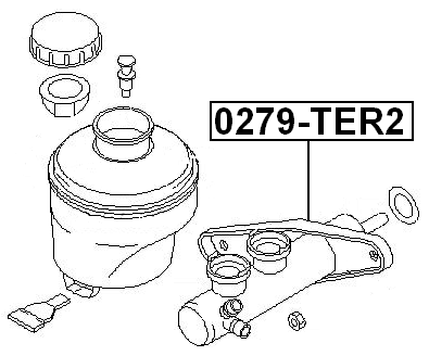 0279-TER2 - BRAKE MASTER CYLINDER
