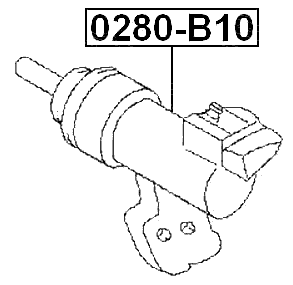 0280-B10 - CLUTCH SLAVE CYLINDER