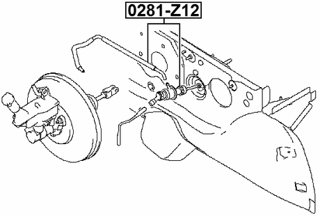 0281-Z12 - CLUTCH MASTER CYLINDER