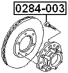 0284-003 - WHEEL STUD