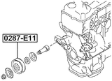 0287-E11 - TENSION PULLEY