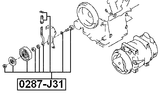 0287-J31 - PULLEY TENSIONER KIT