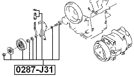 0287-J31 - PULLEY TENSIONER KIT