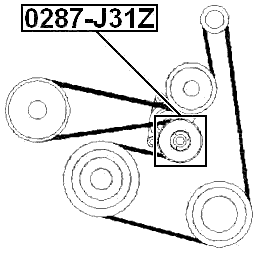 0287-J31Z - PULLEY TENSIONER KIT