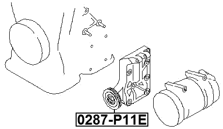 0287-P11E - PULLEY TENSIONER KIT