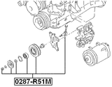 0287-R51M - PULLEY TENSIONER KIT