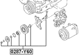 0287-Y60 - PULLEY TENSIONER KIT