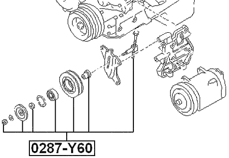 0287-Y60 - PULLEY TENSIONER KIT
