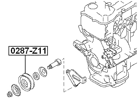 0287-Z11 - PULLEY TENSIONER