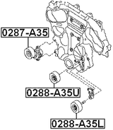 0288-A35U - PULLEY IDLER KIT