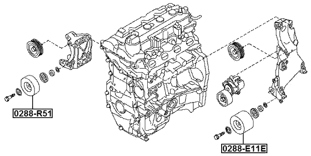 0288-E11E - PULLEY IDLER