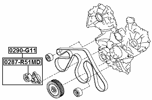 0290-G11 - BELT TENSIONER