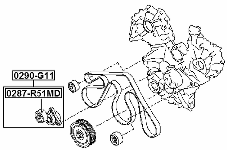 0290-G11 - BELT TENSIONER