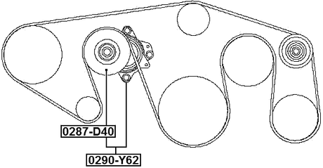 0290-Y62 - BELT TENSIONER