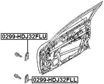 0299-HDJ32FLL - DOOR HINGE