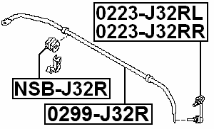0299-J32R - STABILIZER REAR