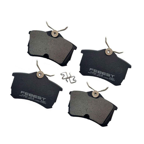 0301-CLR - PAD KIT, DISC BRAKE, REAR - KIT (WITH ANTI-RATTLE SPRING) Braking System, Brake Pads