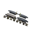 0301-RER - PAD KIT, DISC BRAKE, REAR - KIT (WITH ANTI SQUEAL SHIM) Braking System, Brake Pads