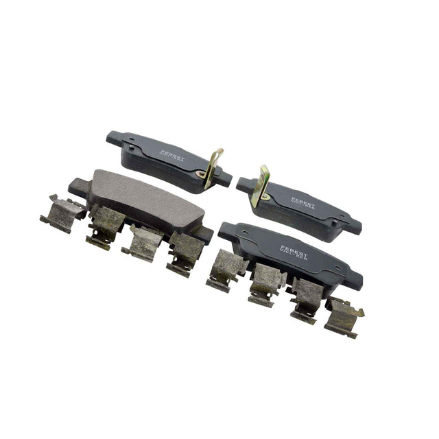 0301-RER - PAD KIT, DISC BRAKE, REAR - KIT (WITH ANTI SQUEAL SHIM) Braking System, Brake Pads