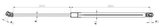 03117-001 - BOOT GAS STRUT L605/395N