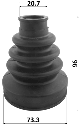 0315-FK - BOOT INNER CV JOINT KIT 73.3X96X20.7
