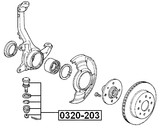 0320-203 - BALL JOINT FRONT LOWER ARM