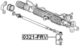 0321-FRV - STEERING TIE ROD END