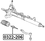 0322-206 - STEERING TIE ROD