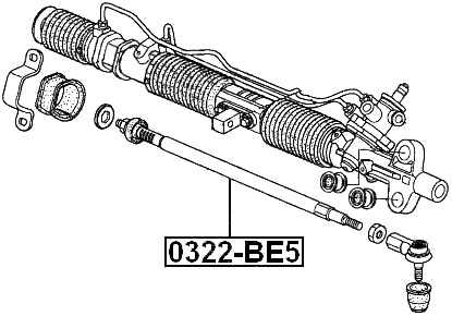 0322-BE5 - STEERING TIE ROD