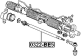 0322-BE5 - STEERING TIE ROD