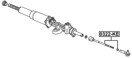 0322-KE - STEERING TIE ROD