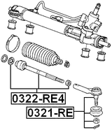 0322-RE4 - STEERING TIE ROD